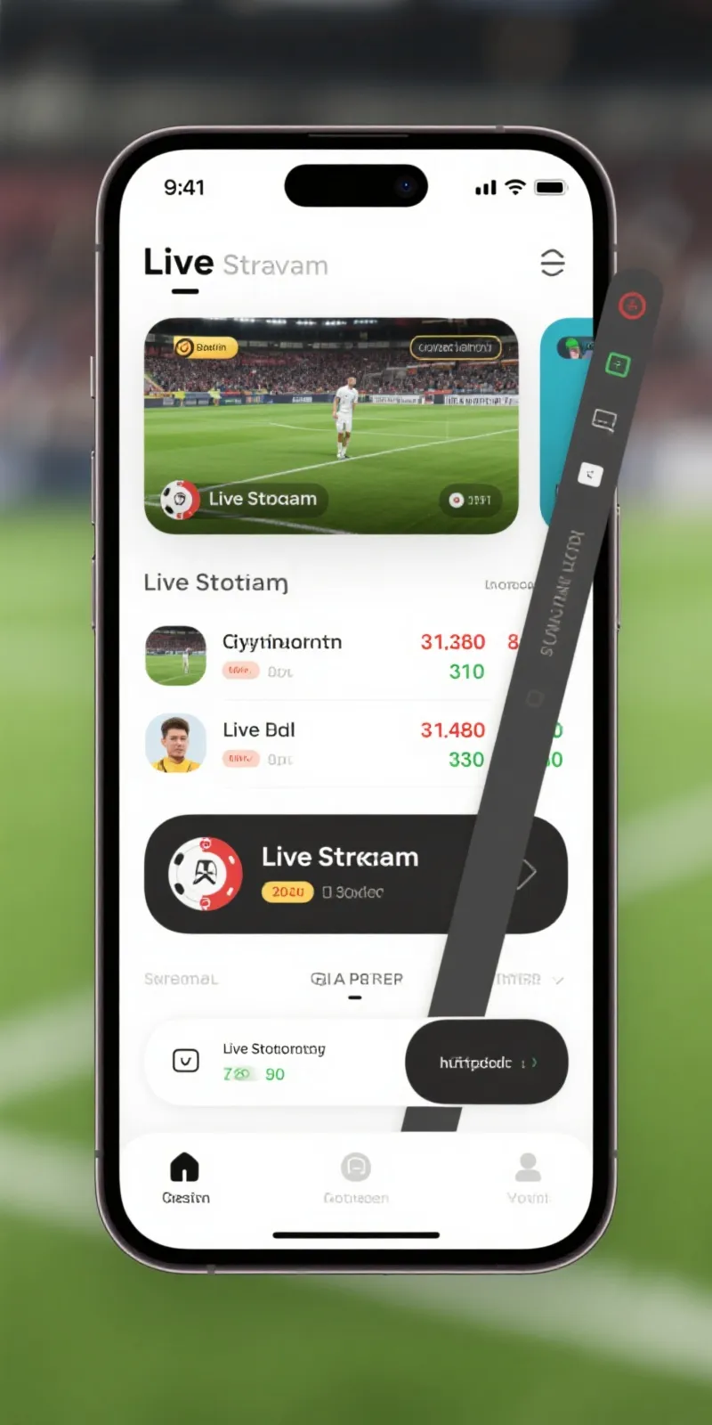 移动端应用界面